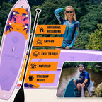 FunWater Stand Up Paddle Board Ultra-Light Inflatable Paddleboard with SUP Accessories for Adults & Youth of All Skill Levels