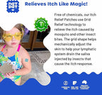 NATPAT Magic Patch Itch Relief Stickers - Insect Bite Patch for Mosquitos, Ticks, Midges, Sandflies, and Bed Bug Bites - Buzzpatch - 32 Count