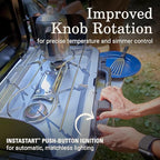 Coleman Classic 3-Burner Propane Camping Stove with InstaStart Ignition, Portable Cooktop with 3 Adjustable Burners & 28,000 BTUs of Power for Camping, Tailgating, Grilling, Hunting & More