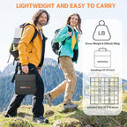 120W Foldable Solar Panel with MC-4 Connector Portable Solar Panel for Camping Folding Solar Panel Charger for Portable Power Station Laptops RV