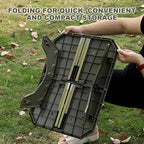 TOPCHANCES Folding Outdoor Camping Table,Ultralight Aluminum Camping Side Table,Portable Beach Table Roll Up Camping Table with Carrying Bag for Camping Beach Picnic Grilling Hiking FishingTravel