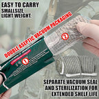 Israeli Style Emergency Bandage Version A - 6 Inch, Sterile Vacuum Sealed - Combat Tactical First Aid Kit IFAK Supplies - Compression Trauma Wound Dressing, 2 Count