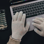 Achiou Winter Gloves, Glove for Men Women, Upgraded Touch Screen Texting Warm Running with Thermal Soft Knit Lining