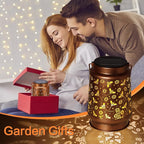 Solar Lanterns Outdoor Waterproof Bee Garden Decor Gifts for Women Mom Grandma Hanging Solar Lights Metal Solar Decoration Outside for Yard,Patio,Backyard,Porch