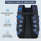 SUN CUBE Cooler Backpack 33 Can, Leakproof Insulated Backpack Cooler for Men Women, Camping Cooler Backpack for Beach Travel Hiking, Waterproof Lunch Backpack, Navy