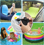 Newpol Inflatable Bed Pump, Electric Air Pump(100 Gallon/Min) for Air Mattress Beds, Inflatable Swimming Pools, Swimming Ring（AC110-240V/DC12V）