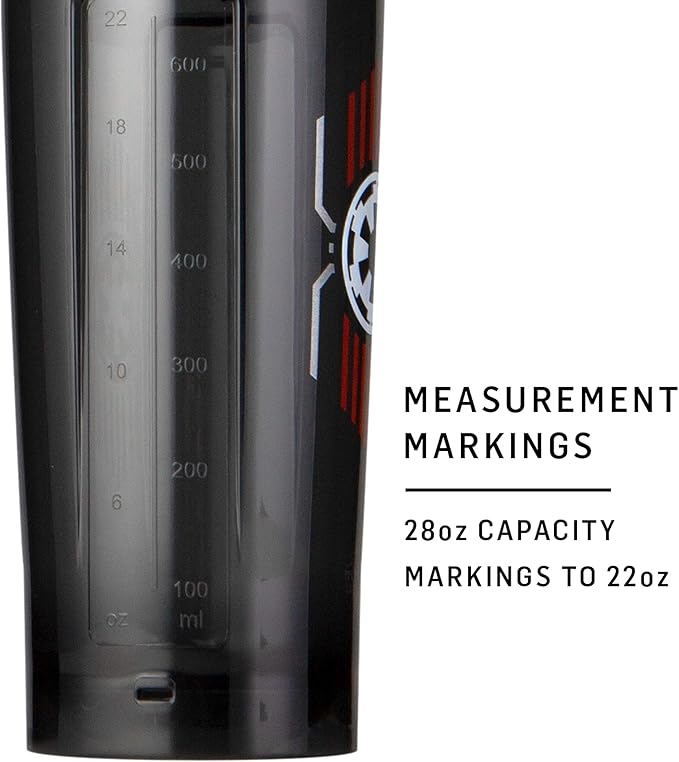 BlenderBottle Star Wars Shaker Bottle Pro Series Perfect for Protein Shakes and Pre Workout, 28-Ounce, Stormtrooper