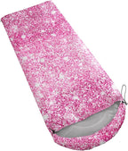 Sleeping Bags for Adults Kids,Backpacking Camping Sleeping Bag for Girls Boys Lightweight Waterproof Cold/Warm Weather Sleeping Bag for All Season