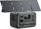 BLUETTI Elite 30 V2 Solar Generator with 200W Solar Panel (Ships Separately), 288Wh Portable Power Station, 600W AC Outlets (1500W Power Lifting), LFP Battery Backup for Camping, Home, Emergency