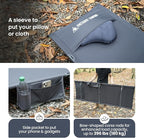 ONETIGRIS SUPRAGRIS Camping Cot, Support Up to 400lbs, Lightweight Comfortable Folding Bed for Camping, Hiking, Backpacking, Travel, Car Trips, Office Nap (Gray)