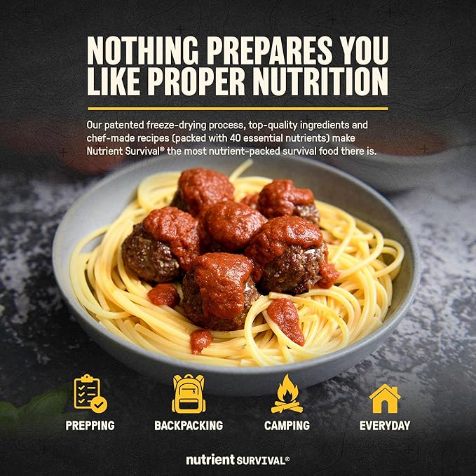 Nutrient Survival Tomato Powder, Powdered Vitamin Tomato (30 Servings) Emergency Food Supply & Camping Supplies for Soups, Sauces, Meatloaf, 40 Nutrients, Shelf Stable up to 25 Years, One Can