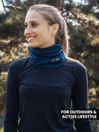 Merino.tech Merino Wool Ski Neck Gaiter - Face Mask Neck Warmer for Men & Women
