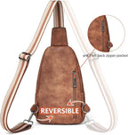 Sling Bag Crossbody Bags for Women Small Cross Body Bag Fanny Packs Chest Sling Purse for Daily Travel Leisure Sport