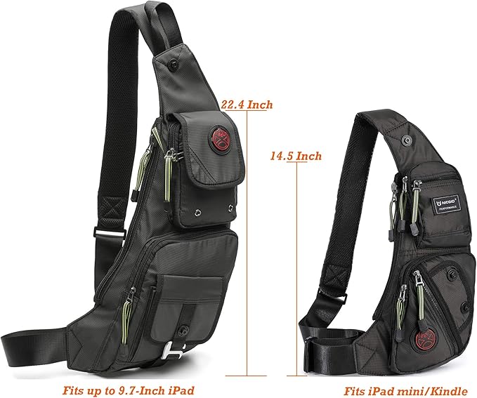 NICGID Sling Bag Chest Shoulder Backpack Crossbody Bags Casual Daypack for Men Women