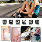 300Piece Travel First Aid Emergency Kit Home Essentials Hiking Survival Essential Kit for Outdoor Adventure Camping Backpack, Black 1st Aid