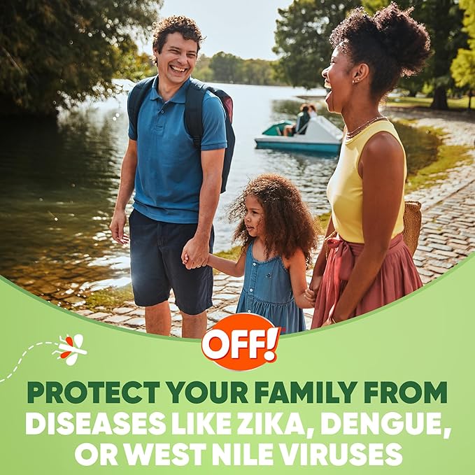 OFF! Deep Woods Insect Repellent Aerosol, Dry, Non-Greasy Formula, Bug Spray with Long Lasting Protection from Mosquitoes, 4 Oz, 4 Count