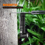 T21X 1400 Lumen Small LED Flashlight Rechargeable, Super Bright 90 Degree EDC AA Pocket Flashlight with Magnet, Adjustable Headlamp, Mini Tactical Light & Clip for Camping Running Hiking