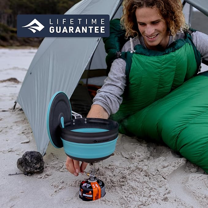 Sea to Summit Frontier Ultralight Collapsible Pouring Pot for Camping, 2.2 Liter