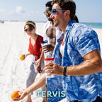 Tervis Clear & Colorful Tabletop Made in USA Double Walled Insulated Tumbler Travel Cup Keeps Drinks Cold & Hot, 16oz, Quartz
