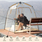 All Weather Proof Pod Sports Pod,540°View Weather Tent,1-4 Person Instant Tent with Sealed Floor,Outdoor Screen House with Carrying Bag,Screen Room for Sport Event,Camping,Fishing