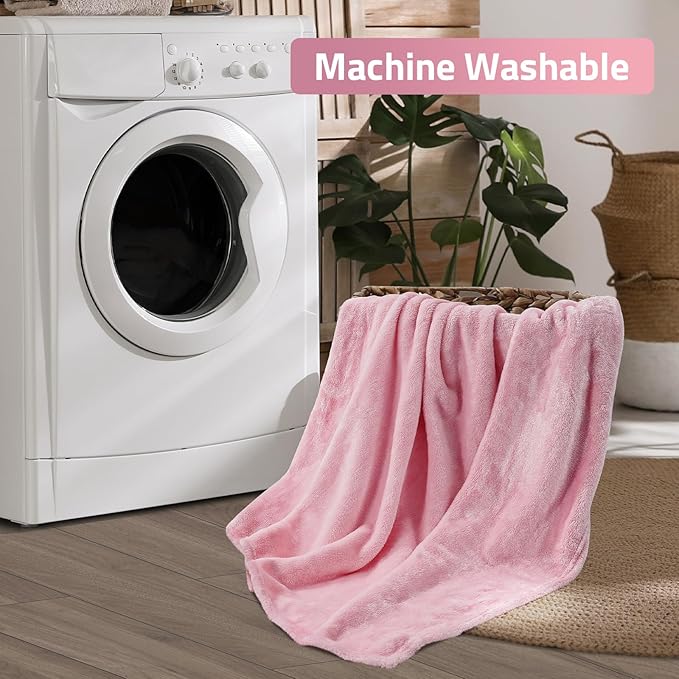 Travel Blanket, Airplane Blanket with Bag, Ultra-Soft, Warm & Lightweight, 65x40 in, Outdoor Blanket Essentials for Women, Men & Kids, Included Eye Mask, Luggage Sleeve & Backpack Clip