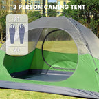 Camping Tent Portable Waterproof Instant Camping Tent with 1-Minute Setup Lightweight Tent for Camping Beach Outdoor Travel Backyard