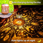 Butterfly Solar Lanterns Outdoor Waterproof Hanging Solar Lights Butterfly Gifts for Women/Men/Butterfly Lovers Gifts Metal Decorative LED Butterfly Lanterns for Garden Decor,Patio,Lawn,Pathway,Yard