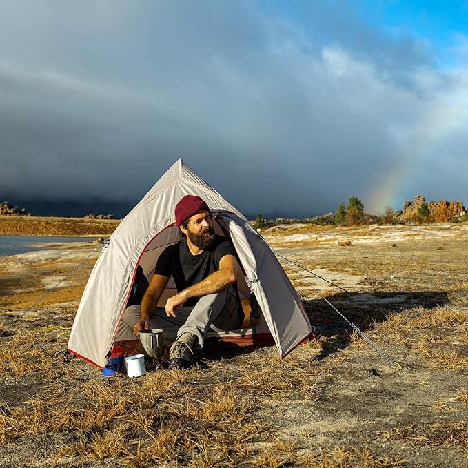 Naturehike Cloud-Up 2 Person Tent Lightweight Backpacking Tent with Footprint - Free Standing Ultralight Camping Hiking Backpack Tents Two Person Tent