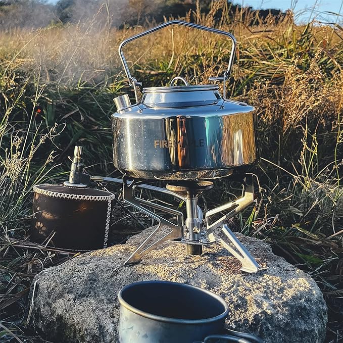 Fire Maple Polaris Pressure Regulator Stove | Portable Camping Backpacking Stove | Lightweight Durable Camp Cooking Stuff | Wind Resistent Jet Burner | Perfect Boiling Performance in Cold Weather