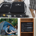 7 Set Travel Packing Organizers Compression Cubes for Suitcases Storage Bags for Compression Carry-on Easy Organizing of Travel Essentials BGTYAED