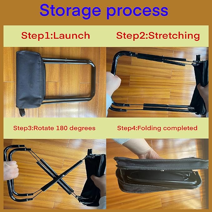 Mini Portable Chair,Collapsible Seat,Ultralight Folding Camping Stool,Foldable Stools Adults.