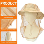 Sun Hats for Men Women Bucket Hat UPF 50+ Boonie Hat Foldable UV Protection Hiking Beach Fishing Summer Safari