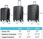 American Tourister Stratum 2.0 Expandable Hardside Luggage with Spinner Wheels, Carry-On, Jade Green