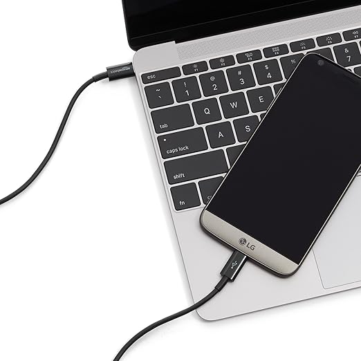 Amazon Basics USB-C to USB-C 2.0 Fast Charging Cable, 480Mbps Data Transfer Speed, USB-IF Certified, for Apple iPhone 16/15, iPad, Samsung Galaxy, Tablets, Laptops, 6 Foot, Black (Pack of 2)