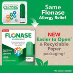 Flonase Allergy Relief Nasal Spray, 24-Hour Non-Drowsy Multi-Symptom Relief – 144 Sprays (Pack of 2) plus Bonus Pack of Tissues
