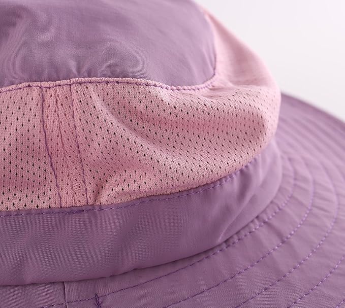 Home Prefer Outdoor UPF50+ Mesh Sun Hat Wide Brim Fishing Hat with Neck Flap Sun Hat for Men Women