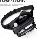 FREETOO Waist Pack Bag Fanny Pack for Men&Women Hip Bum Bag with Adjustable Strap for Outdoors Workout Traveling Casual Running Hiking Cycling