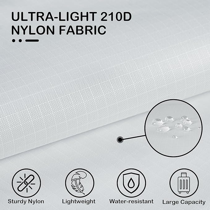 Cipway Compression Packing Cubes, Lightweight Travel Luggage Organizers with Shoe Bag, Toiletry Bag & Laundry Bag, Travel Essentials for Carry on Suitcase (8 Piece,White)