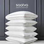 Saatva Latex Pillow - High Loft (6" - 7") - Hypoallergenic Pillow with Shredded Latex Core - Breathable - Machine Washable Organic Cotton Cover - King (34"x18") 1 Pack