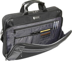 Kenneth Cole Reaction Urban Traveler Slim 18.4" Laptop Sleeve Top Zip Computer Portfolio Bag, Black