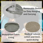 Aogigigio 2Set Travel Soap Bar Case - 2 Soap Bags & 2 Foaming Nets,Waterproof & Leakproof Bag With Natural Cotton-Linen Soap Foaming Net,Portable Quick-Dry Waterproof Bag for Travel & Camping