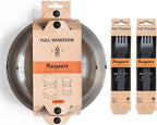 FULL WiNDSOR - MAGWARE - Magnetic Bowls and Plates (8PCS) & Magnetic Camping Cutlery Set (6PCS), Portable Knife, Fork & Spoon with Case, Travel Dinnerware & Silverware for Camping, Outdoor Backpacking