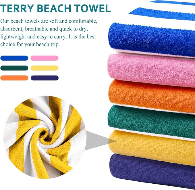 4 Packs Extra Large Beach Towel Bath Towel 72 * 40 Set Bathroom Sheets Bulk Oversized XL Big Absorbent Thick Giant Microfiber Terry Soft Blanket Clearance Turkish Toallas De Playa NOT Cotton Yellow