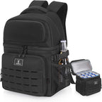 Insulated Double Deck Cooler Backpack for Men Women, 36 Cans Large Leakproof Cooler Bag for Camping, Hiking, Picnic, Fishing, Beach, Travel