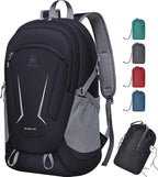 MIYCOO Backpack - Ultra Lightweight Packable Backpack for Travel Camping, Hiking Back Pack Waterproof Foldable Daypack for Men Women Black