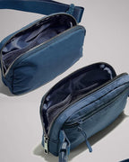 YOSHUYUKI Mini Crossbody Belt Bag - Waterproof Fanny Pack for Women, Fashionable Running Belt Pouch in Navy Blue
