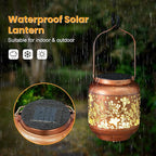 Birthday Gifts for Women Mom Grandma Solar Lantern Outdoor Waterproof, Gardening Gifts for Women, Hummingbird Garden Decor Hanging Solar Lights Yard Decorations Outdoor, Backyard, Patio, Porch
