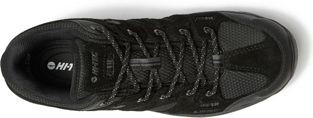 HI-TEC Ridge Low Waterproof Hiking Shoes for Men, Lightweight Breathable Outdoor Trekking and Trail Sneakers, Sizes 7 to 15, Medium and Wide Width