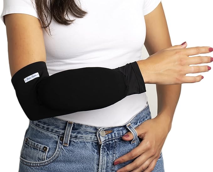 Arm Pillow, Portable Travel Memory Foam Pillow, Ultra Slim and Comfortable (Black)