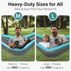 Kootek Camping Hammock, Portable Hammocks with Tree Straps & Attached Carry Bag, Camping Essentials Gear, Perfect for Outside Indoor Hiking Beach Backpack Travel